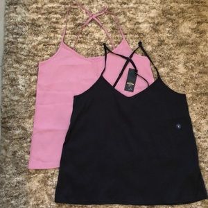 Hollister Light Weight Razor Back Tank Tops (2)